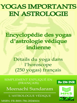 cover image of YOGAS IMPORTANTS EN ASTROLOGIE (FRENCH)